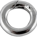 Schließe Sterling Silber 925 Karabiner Verschluss rund Ø 12mm