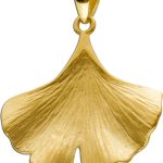 Ginkgo Anhänger Gelbgold 333 8 Karat