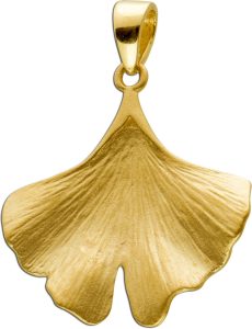 Ginkgo Anhänger Gelbgold 333 8 Karat