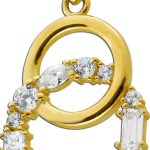 Infinity Anhänger Gelbgold 333 8K weiße Zirkonia Endless