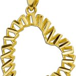 Herz Anhänger Gelbgold 333 8K