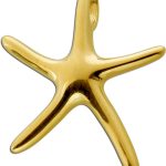 Seestern Anhänger Gelbgold 333 8 Karat