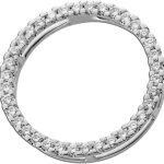 Diamant Anhänger Weißgold 585 14K Lab Grown Brillanten 0.40ct