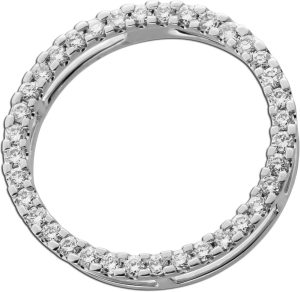Diamant Anhänger Weißgold 585 14K Lab Grown Brillanten 0.40ct