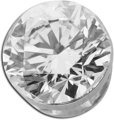 Brillant Anhänger 1,00ct Weißgold 585 14K Lab Labor Diamant unsichtbar