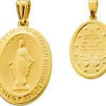 Milagrosa Maria Magdalena Anhänger Gold 333 8K