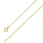 Panzerkette 0,7mm Gelbgold 375 9 Karat Cuban Link Chain