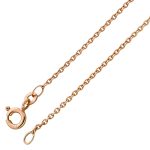 Erbskette 1,5mm Rosegold 333 8 Karat massiv poliert