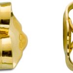 Ohrringe – Ohrmutter GelbGold 375 9 Karat hochglanzpoliert