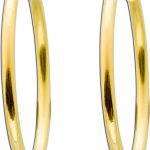 Goldcreolen Hoops 30mm Gelbgold 333 8 Karat UNO A ERRE