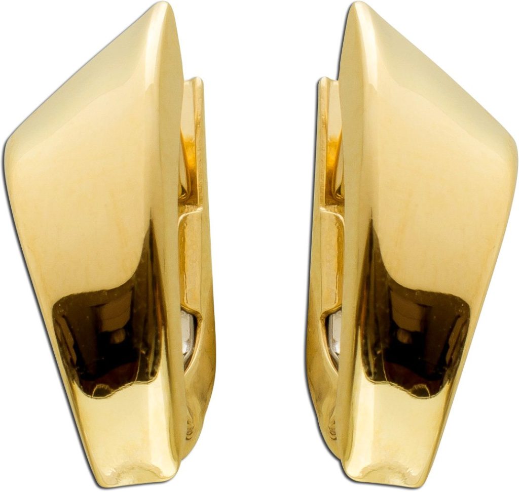 Creolen Ohrringe Gold 333 8 Karat 15mm Scharnier Klapp