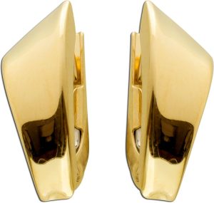 Creolen Ohrringe Gold 333 8 Karat 15mm Scharnier Klapp