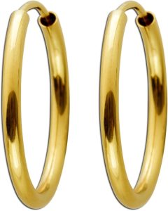 Creolen Gelbgold 333 8 Karat 20mm flexibel