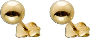 Kugel Ohrstecker 6mm Gelbgold 585 14 Karat