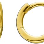 Piercing Creolen 8mm Gelbgold 333 8K Klapp Scharnier