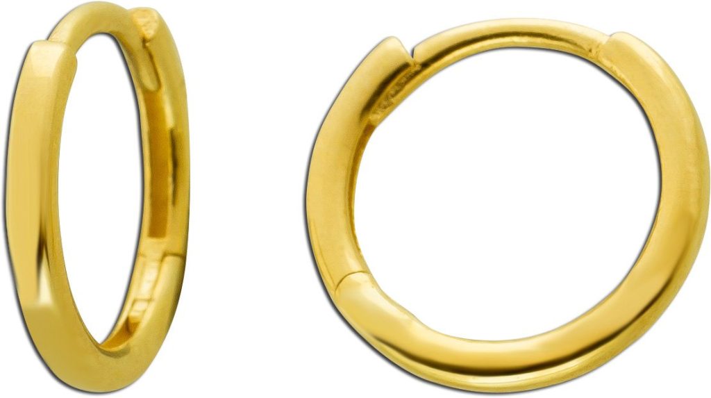 Creole 11mm Gelbgold 333 8K Hoops Piercing
