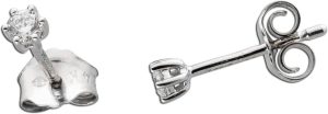 Solitär Ohrstecker 0,10ct F VS Weißgold 585 14K Lab Grown Diamonds
