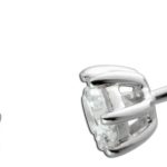 Solitär Ohrstecker 0.50ct F VS Weißgold 585 14 K Lab Grown Diamonds