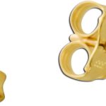 Ohrstecker Knopf Design 5mm Gelbgold 333 8 Karat