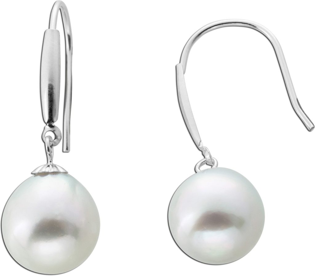 Perlen Ohrhänger Weißgold 585 14K.Akoyaperlen 8-9mm