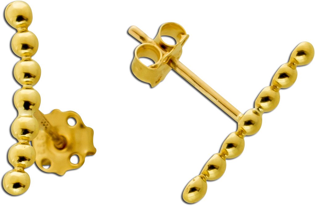 Kugel Ohrstecker Gelbgold 333 8 Karat