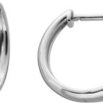 Diamant Creolen Weißgold 375 9K Lab Grown Diamanten 0.20ct.