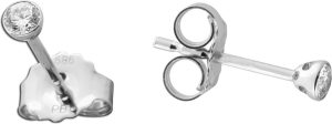 Diamant Ohrringe Weißgold 585 14K Lab Grown Diamanten 0.10ct