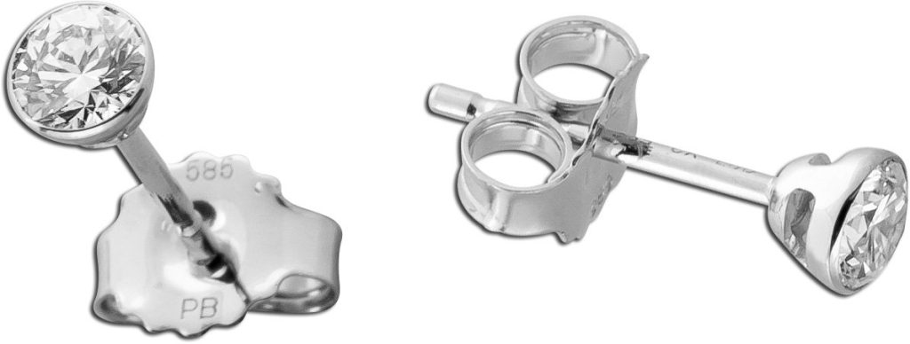 Diamant Ohrringe Weißgold 585 14K Lab Grown Diamanten 0.30ct