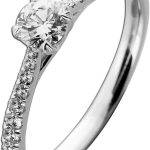 Brillantring 0.75ct Weissgold 585 14K Lab Grown Brillanten IGI
