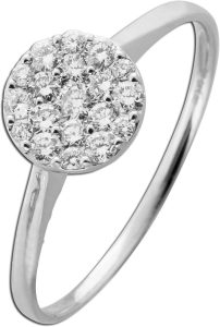 Diamant Ring Weißgold 585 14K Lab Grown Diamanten 0.40ct