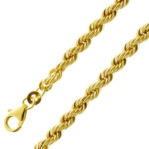 Kordelkette Armband 4mm Gelbgold 333 8 Karat halbmassiv