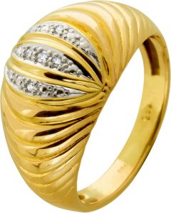 Diamantring Gold 585 Weißgold 14K Diamanten 0.07ct.