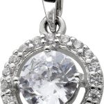 Anhänger Silber 925 Halo 2ct. Circle of Life Design Tiffany Christine