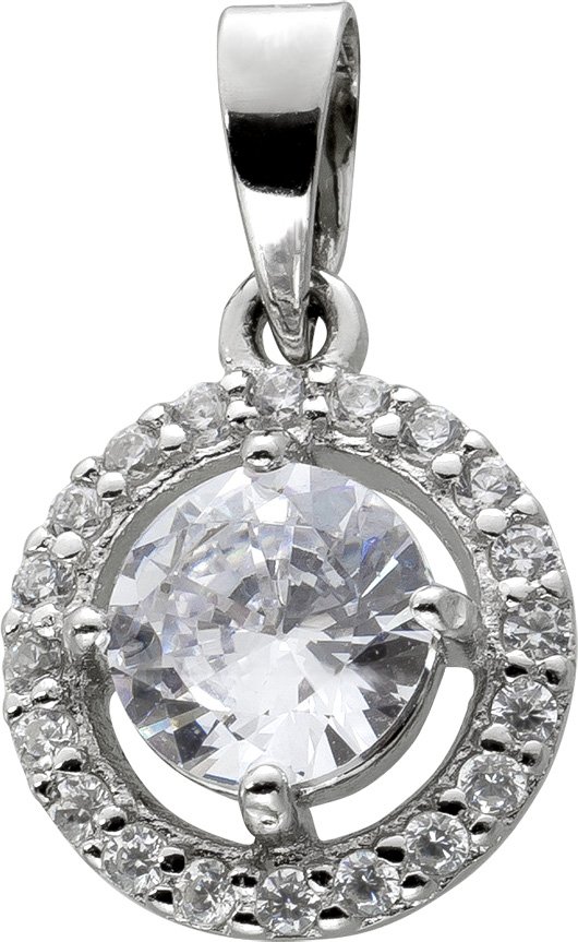 Anhänger Silber 925 Halo 2ct. Circle of Life Design Tiffany Christine