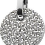 Anhänger Silber 925 rhodiniert 70 Zirkonia Brillantlook Circle of Life