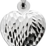 Herz Anhänger in Silber 925 rhodiniert