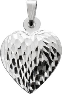 Herz Anhänger in Silber 925 rhodiniert