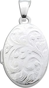 Medaillon Anhänger Sterling Silber 925 aufklappbar