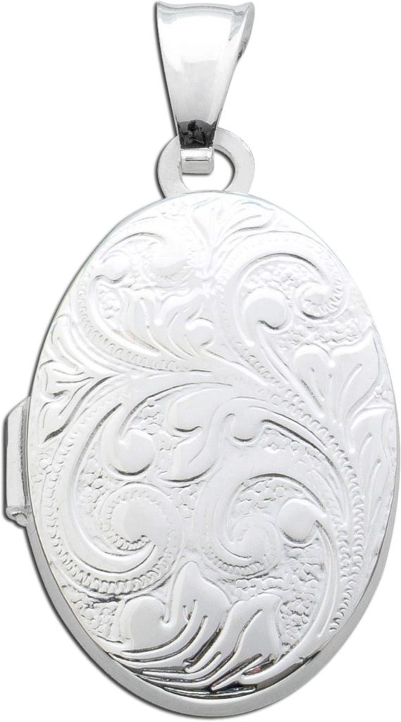 Medaillon Anhänger Sterling Silber 925 aufklappbar