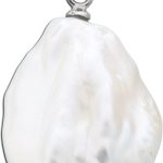 Anhänger Silber 925 weiße Barock Perle weiße Zirkonia