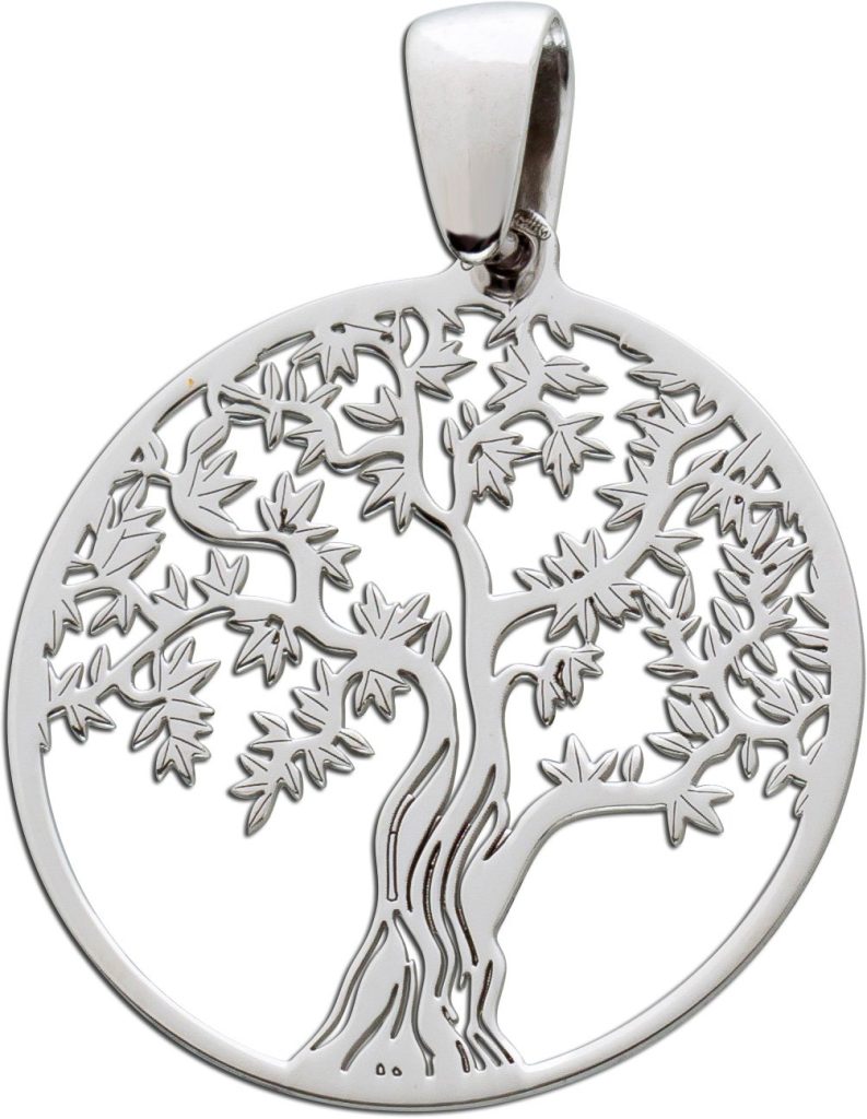 Lebensbaum Anhänger Sterling Silber 925