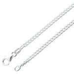 Panzerkette 2,2mm Sterling Silber 925 massiv