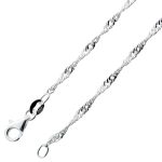 Singapurkette 1,8mm Silberarmband Silber 925