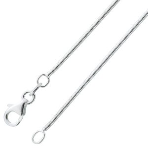 Schlangenkette 1,0mm Silber 925 massiv