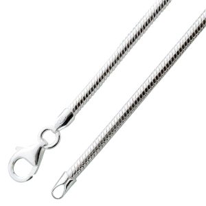 Schlangenkette 2,1mm Silber 925 massiv