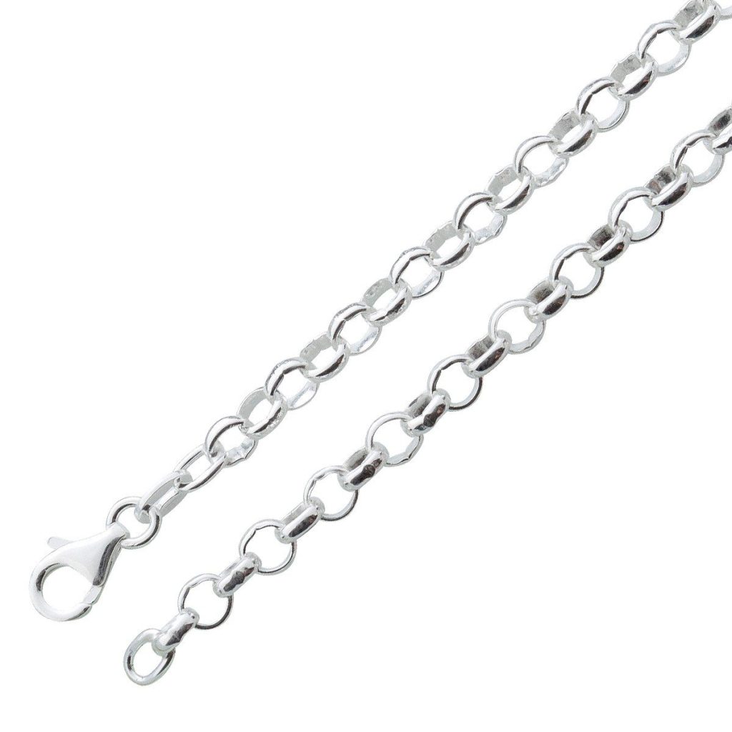 Fußkette 3,5mm Silber 925 massiv