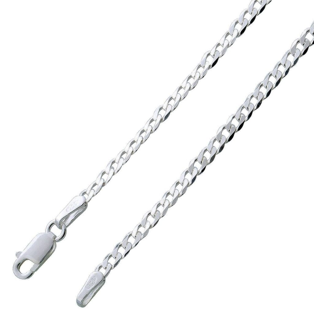Panzerkette 1,1mm Sterling Silber 925 massiv UNO A ERRE