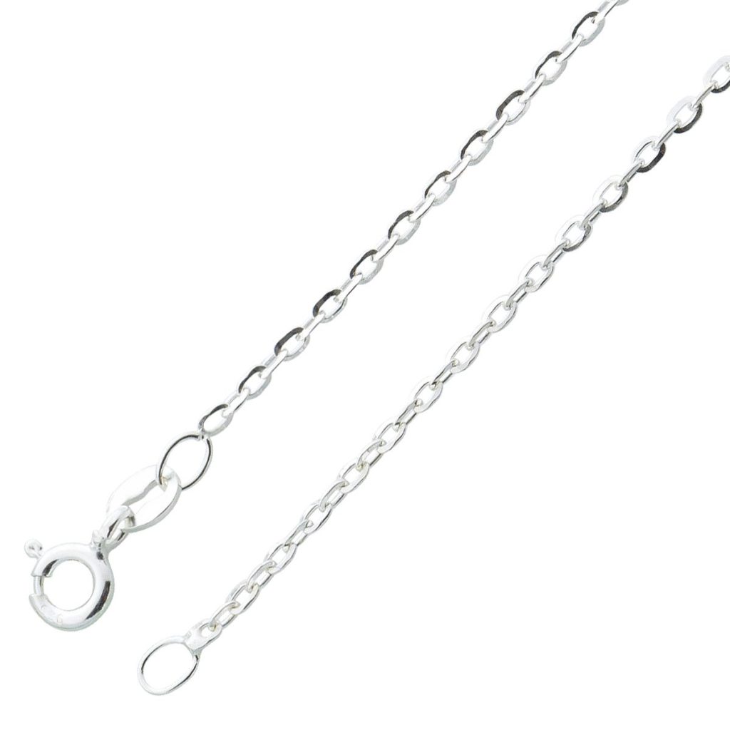 Ankerkette 1,1mm Silber 925 rhodiniert UNO A ERRE