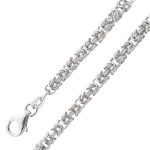 Königsketten Armband 3,3mm Sterling Silber 925 halbmassiv