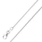 Popkorn Halskette 1,1mm Armband Silber 925 rhodiniert